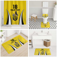 Custom Cornwall Rugby Bathroom Set Cornish Chough Go Champion - Wonder Print Shop
