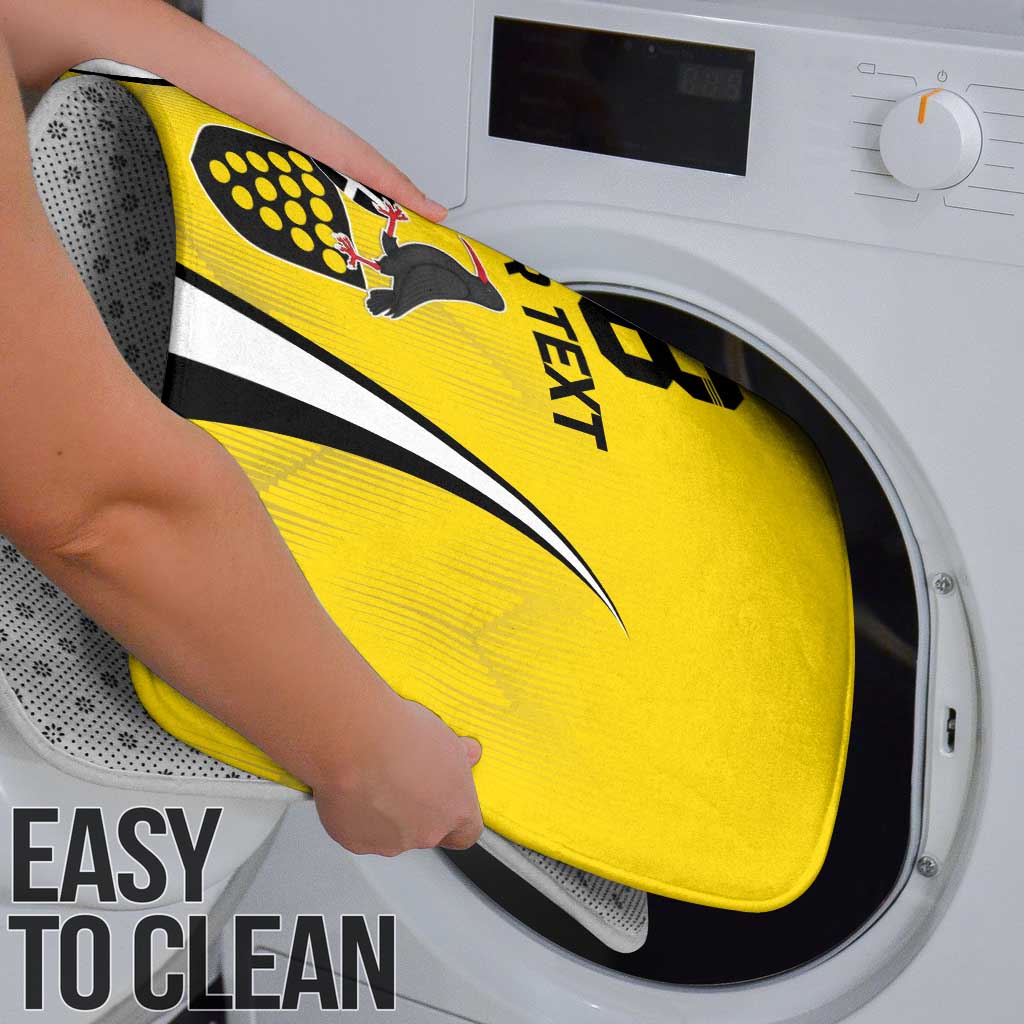 Custom Cornwall Rugby Bathroom Set Cornish Chough Go Champion - Wonder Print Shop