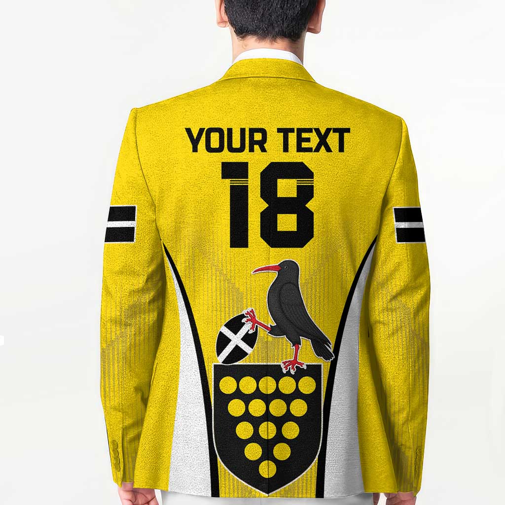 Custom Cornwall Rugby Blazer Cornish Chough Go Champion - Wonder Print Shop