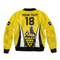 Custom Cornwall Rugby Bomber Jacket Cornish Chough Go Champion - Wonder Print Shop