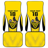 Custom Cornwall Rugby Car Mats Cornish Chough Go Champion - Wonder Print Shop