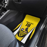 Custom Cornwall Rugby Car Mats Cornish Chough Go Champion - Wonder Print Shop