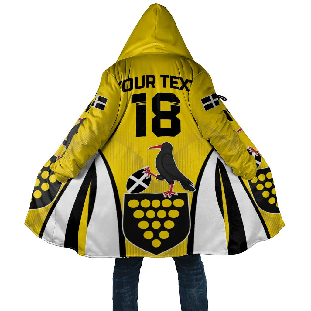 Custom Cornwall Rugby Cloak Cornish Chough Go Champion - Wonder Print Shop