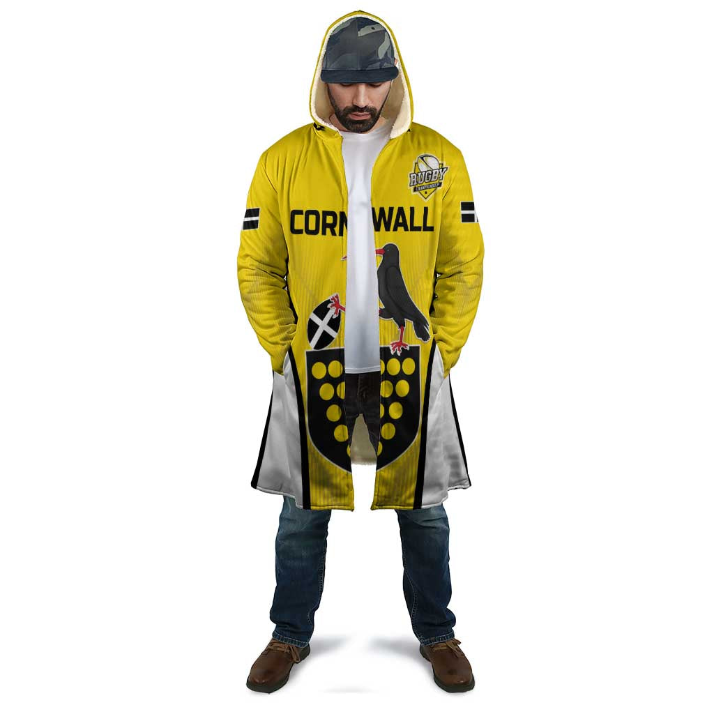 Custom Cornwall Rugby Cloak Cornish Chough Go Champion - Wonder Print Shop
