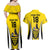 Custom Cornwall Rugby Couples Matching Off Shoulder Maxi Dress and Hawaiian Shirt Cornish Chough Go Champion - Wonder Print Shop