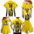 Custom Cornwall Rugby Family Matching Mermaid Dress and Hawaiian Shirt Cornish Chough Go Champion - Wonder Print Shop