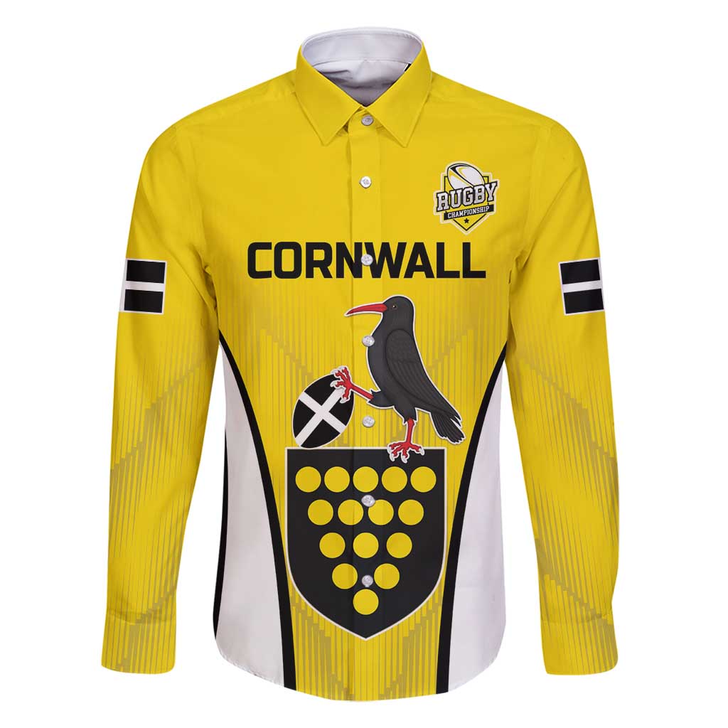 Custom Cornwall Rugby Family Matching Mermaid Dress and Hawaiian Shirt Cornish Chough Go Champion - Wonder Print Shop