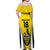 Custom Cornwall Rugby Family Matching Off Shoulder Maxi Dress and Hawaiian Shirt Cornish Chough Go Champion - Wonder Print Shop