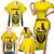 Custom Cornwall Rugby Family Matching Short Sleeve Bodycon Dress and Hawaiian Shirt Cornish Chough Go Champion - Wonder Print Shop