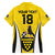 Custom Cornwall Rugby Family Matching Short Sleeve Bodycon Dress and Hawaiian Shirt Cornish Chough Go Champion - Wonder Print Shop
