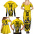 Custom Cornwall Rugby Family Matching Summer Maxi Dress and Hawaiian Shirt Cornish Chough Go Champion - Wonder Print Shop