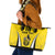 Custom Cornwall Rugby Leather Tote Bag Cornish Chough Go Champion - Wonder Print Shop