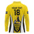 Custom Cornwall Rugby Long Sleeve Polo Shirt Cornish Chough Go Champion - Wonder Print Shop
