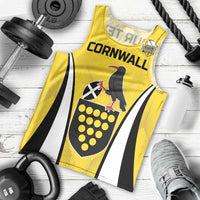 Custom Cornwall Rugby Men Tank Top Cornish Chough Go Champion - Wonder Print Shop