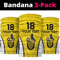 Custom Cornwall Rugby Neck Gaiter Cornish Chough Go Champion - Wonder Print Shop