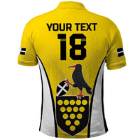 Custom Cornwall Rugby Polo Shirt Cornish Chough Go Champion - Wonder Print Shop