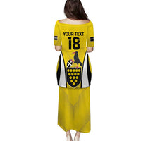 Custom Cornwall Rugby Puletasi Cornish Chough Go Champion - Wonder Print Shop