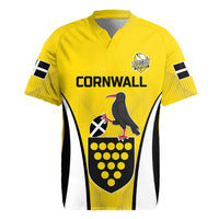 Custom Cornwall Rugby Rugby Jersey Cornish Chough Go Champion - Wonder Print Shop