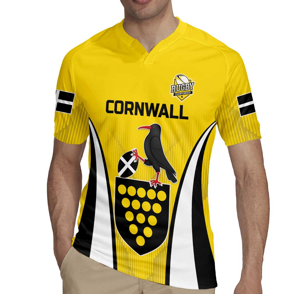 Custom Cornwall Rugby Rugby Jersey Cornish Chough Go Champion - Wonder Print Shop