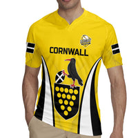 Custom Cornwall Rugby Rugby Jersey Cornish Chough Go Champion - Wonder Print Shop