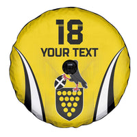 Custom Cornwall Rugby Spare Tire Cover Cornish Chough Go Champion - Wonder Print Shop