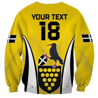 Custom Cornwall Rugby Sweatshirt Cornish Chough Go Champion - Wonder Print Shop