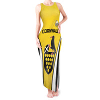 Custom Cornwall Rugby Tank Maxi Dress Cornish Chough Go Champion - Wonder Print Shop