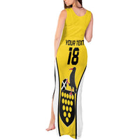 Custom Cornwall Rugby Tank Maxi Dress Cornish Chough Go Champion - Wonder Print Shop