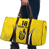 Custom Cornwall Rugby Travel Bag Cornish Chough Go Champion - Wonder Print Shop