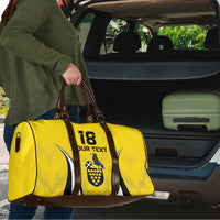 Custom Cornwall Rugby Travel Bag Cornish Chough Go Champion - Wonder Print Shop