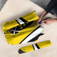 Custom Cornwall Rugby Umbrella Cornish Chough Go Champion - Wonder Print Shop