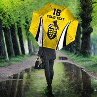 Custom Cornwall Rugby Umbrella Cornish Chough Go Champion - Wonder Print Shop