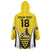 Custom Cornwall Rugby Wearable Blanket Hoodie Cornish Chough Go Champion - Wonder Print Shop