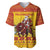 Personalized Spain Christmas Baseball Jersey Santa Riding Red Bull Feliz Navidad - Wonder Print Shop
