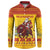 Personalized Spain Christmas Button Sweatshirt Santa Riding Red Bull Feliz Navidad - Wonder Print Shop