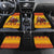 Personalized Spain Christmas Car Mats Santa Riding Red Bull Feliz Navidad - Wonder Print Shop