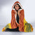 Personalized Spain Christmas Hooded Blanket Santa Riding Red Bull Feliz Navidad - Wonder Print Shop