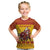Personalized Spain Christmas Kid T Shirt Santa Riding Red Bull Feliz Navidad - Wonder Print Shop