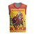 Personalized Spain Christmas Knitted V-Neck Vest Santa Riding Red Bull Feliz Navidad - Wonder Print Shop