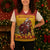 Personalized Spain Christmas Knitted V-Neck Vest Santa Riding Red Bull Feliz Navidad - Wonder Print Shop