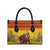 Personalized Spain Christmas Leather Bag Santa Riding Red Bull Feliz Navidad - Wonder Print Shop