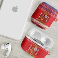 Spain Coat Of Arms Christmas AirPods Case Feliz Navidad - Wonder Print Shop
