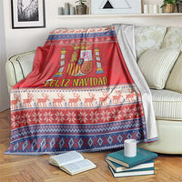 Spain Coat Of Arms Christmas Blanket Feliz Navidad - Wonder Print Shop