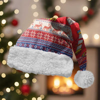 Spain Coat Of Arms Christmas Santa Hat Feliz Navidad - Wonder Print Shop
