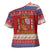 Spain Coat Of Arms Christmas Cross Shoulder Shirt Feliz Navidad - Wonder Print Shop