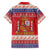 Spain Coat Of Arms Christmas Family Matching Tank Maxi Dress and Hawaiian Shirt Feliz Navidad - Wonder Print Shop