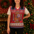 Spain Coat Of Arms Christmas Knitted V-Neck Vest Feliz Navidad - Wonder Print Shop