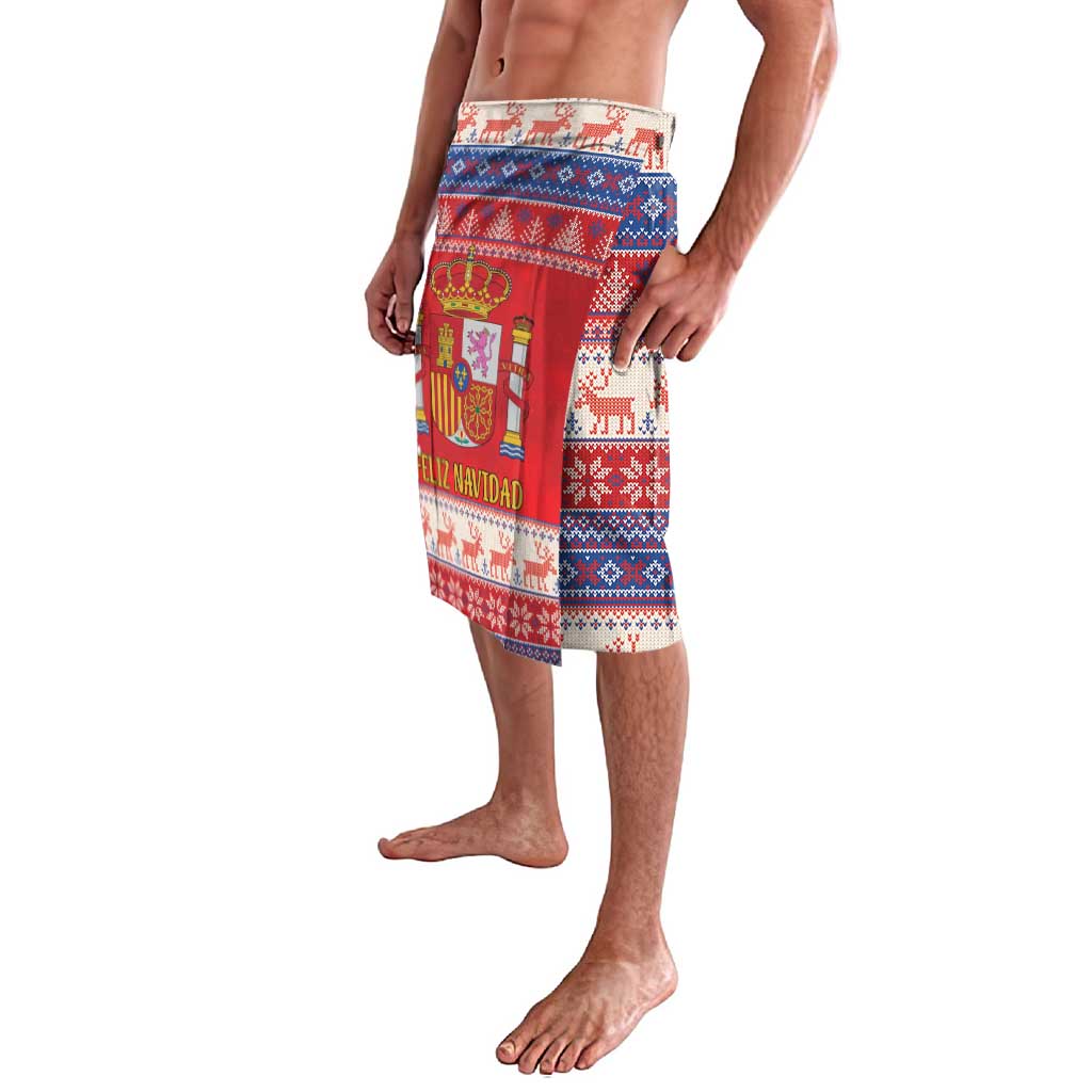 Spain Coat Of Arms Christmas Lavalava Feliz Navidad - Wonder Print Shop