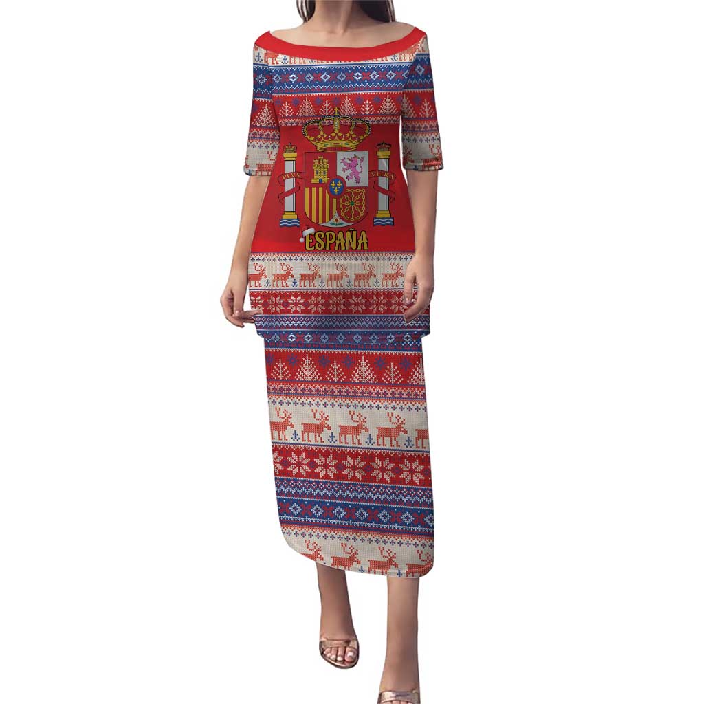 Spain Coat Of Arms Christmas Puletasi Feliz Navidad - Wonder Print Shop