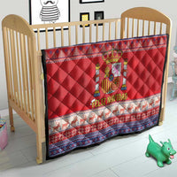 Spain Coat Of Arms Christmas Quilt Feliz Navidad - Wonder Print Shop